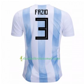 Fußballtrikots Argentinien Fazio 3 WM 2018 Heimtrikotsatz kaufen